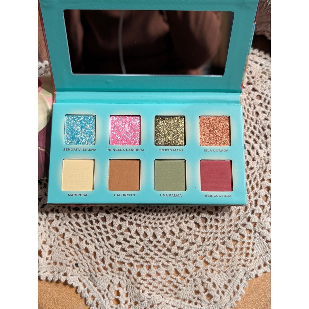 NIB Alamar Cosmetics Princesa Del Caribe Pressed Pigment Eyeshadow Palette - Picture 2 of 6